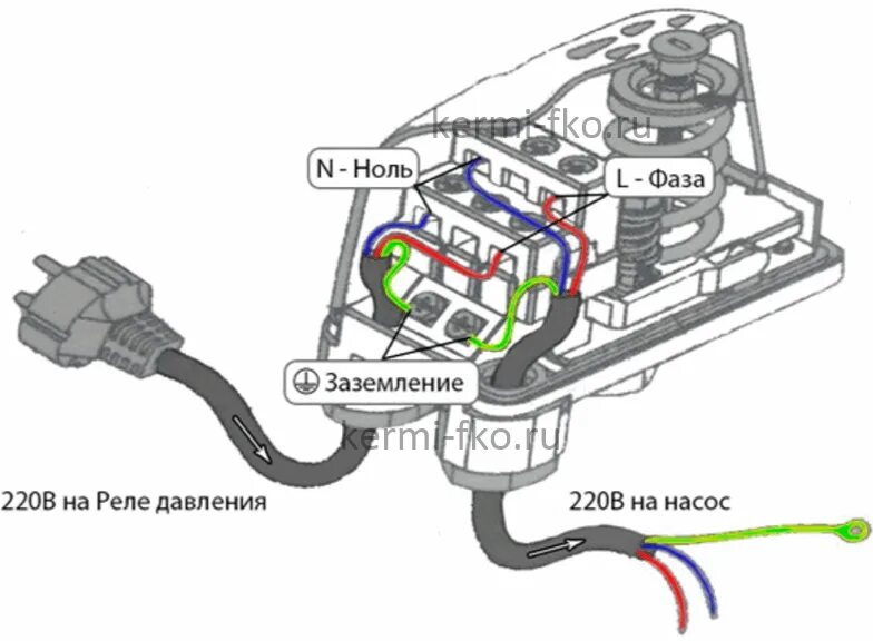 Подключение датчика давления насоса Реле давления Watts купить 10013340 Ваттс цена