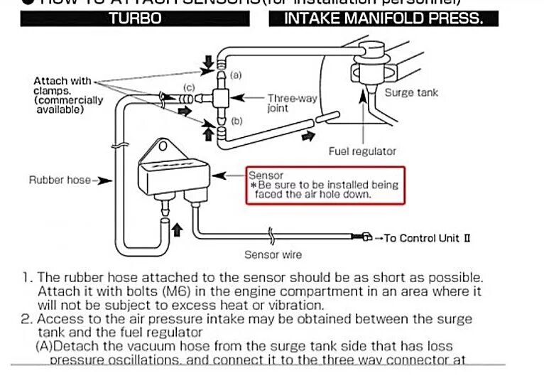 Подключение датчика давления турбины Доп приборы - буст defi. Почти подробный мануал - Subaru Forester (SG), 2 л, 200