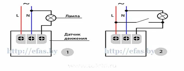 Подключение датчика дд 024 Подключение датчика движения