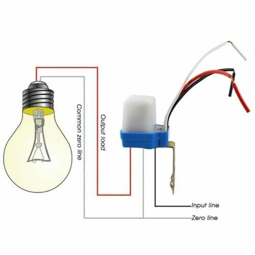 Подключение датчика день ночь к фонарю AC DC 220V 10A Auto On Off Photocell Street Light Photoswitch Sensor Switch eBay
