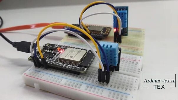 Подключение датчика dht22 к esp32 Подключаем DHT11, DHT22 к ESP32, ESP8266. Показание на веб-странице. #Electronic