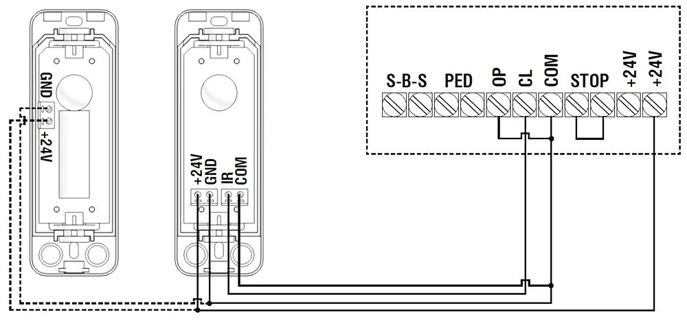 Подключение датчика дорхан Фотоэлементы безопасности беспроводные PHOTOCELL-PRO от официального дилера ДорХ