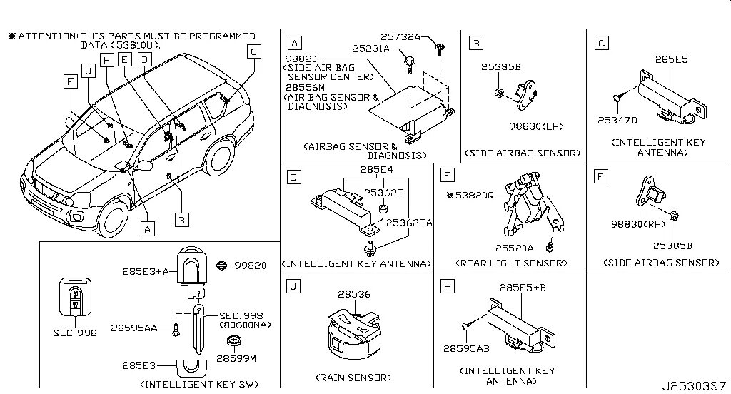 Подключение датчика дождя x trail t31 253 - ELECTRICAL UNIT на X-Trail T31 Ниссан X-Trail - Автозапчасти - Амаяма (Ama