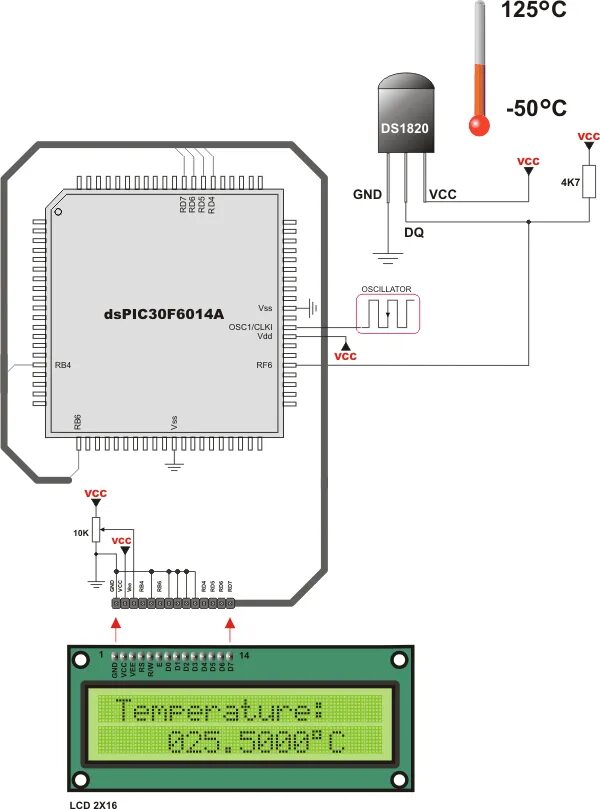 Подключение датчика ds1820 OneWire Library