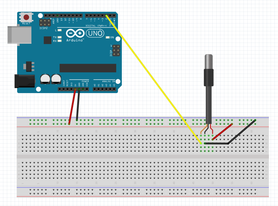 Подключение датчика ds18b20 к arduino Подключение датчика DS18B20 к Arduino