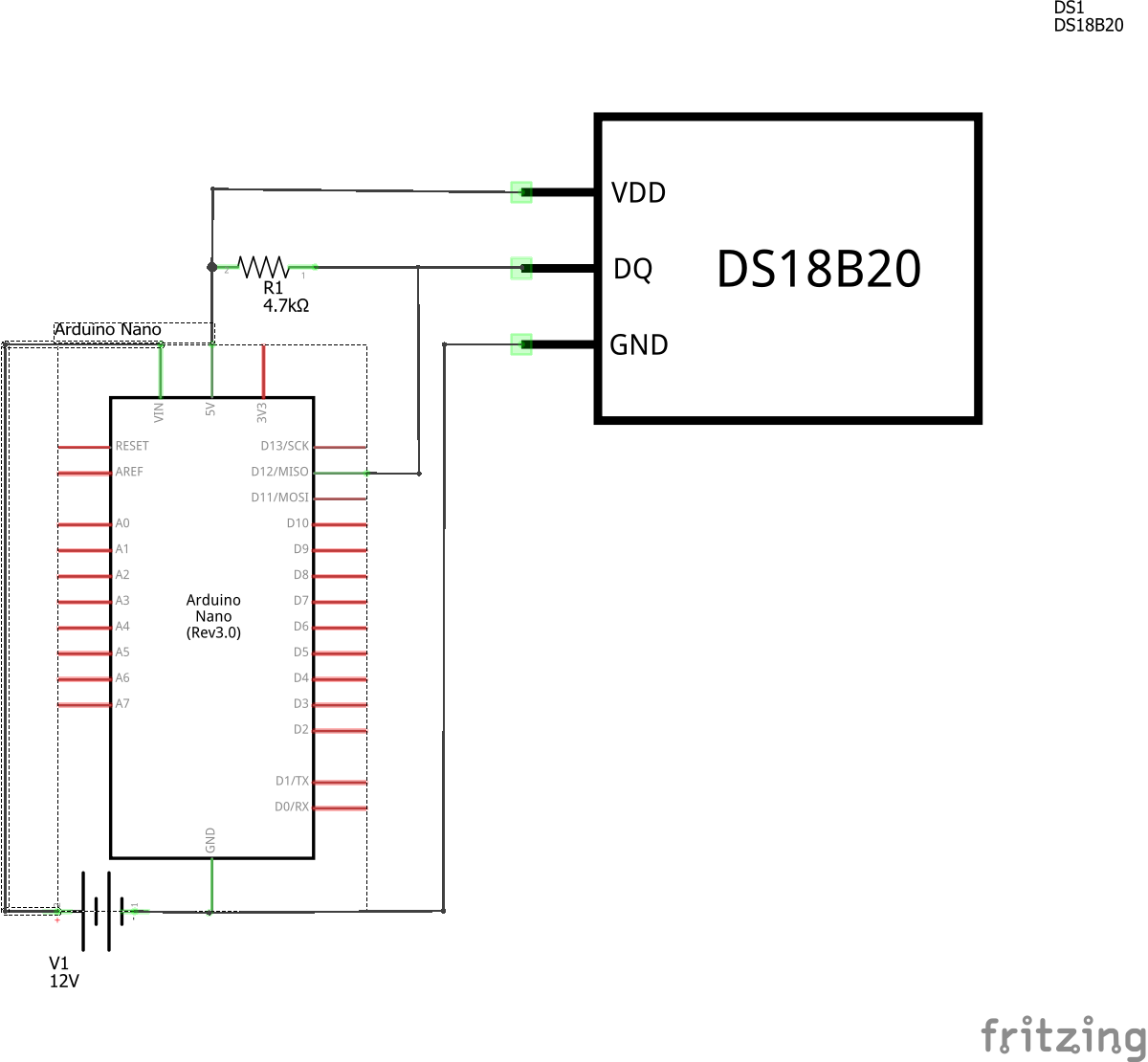 Подключение датчика ds18b20 к arduino Multi Temperature Sensor - Hackster.io