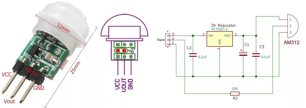 Подключение датчика движения 12 вольт pi 3 - Why is HC-SR501 PIR motion Sensor always on? - Raspberry Pi Stack Exchang