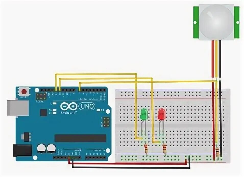Подключение датчика движения arduino Методы разработки потока программного обеспечения датчиков движения, работающих 