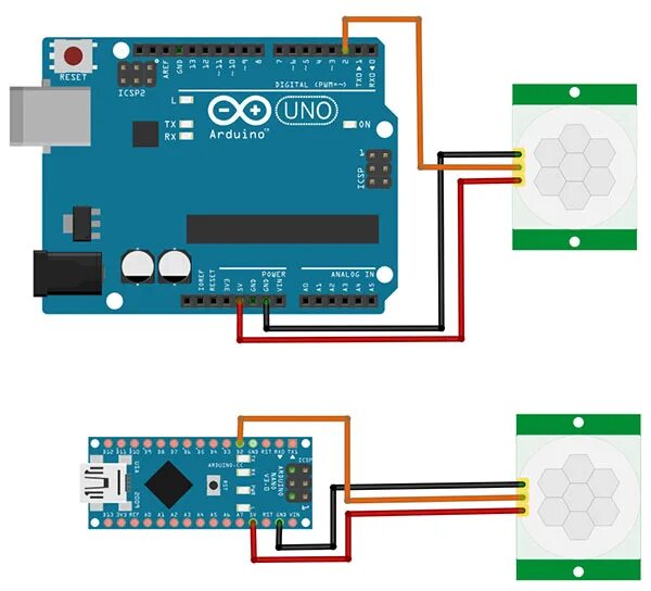 Подключение датчика движения arduino Инфракрасный пироэлектрический датчик движения HC-SR501. Примеры использования