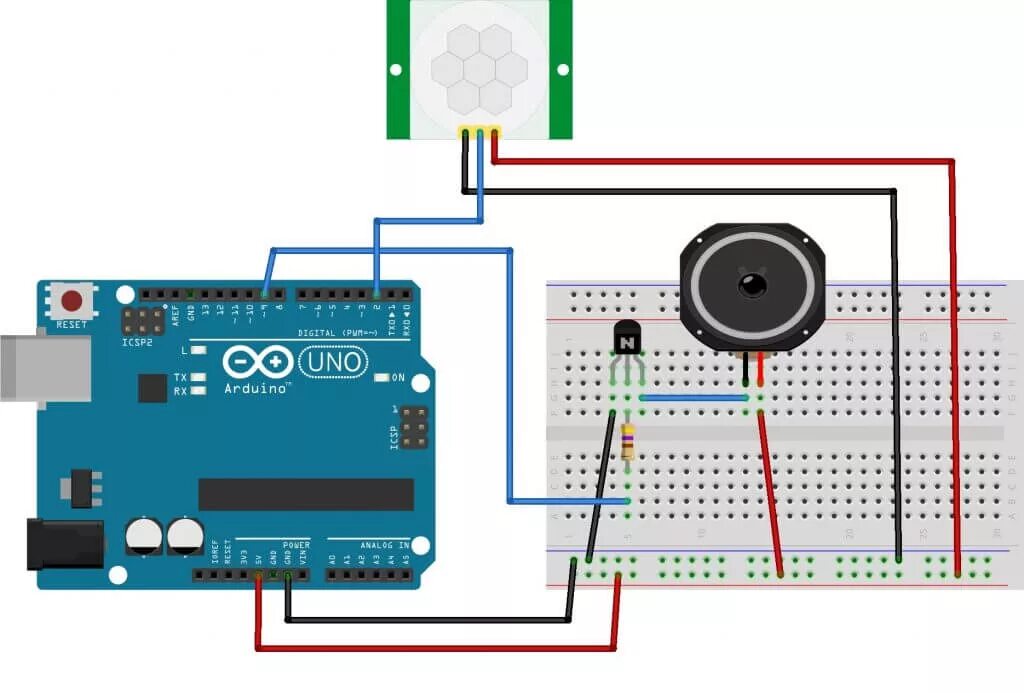 Подключение датчика движения arduino Инфракрасный датчик движения HC-SR501: описание, подключение, схема, характерист