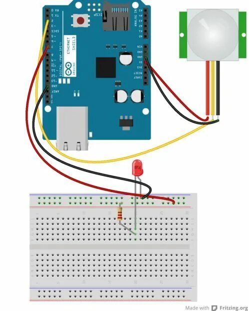 Подключение датчика движения arduino Triggering IFTTT From Arduino Using Lithouse Arduino, Home automation, Diy