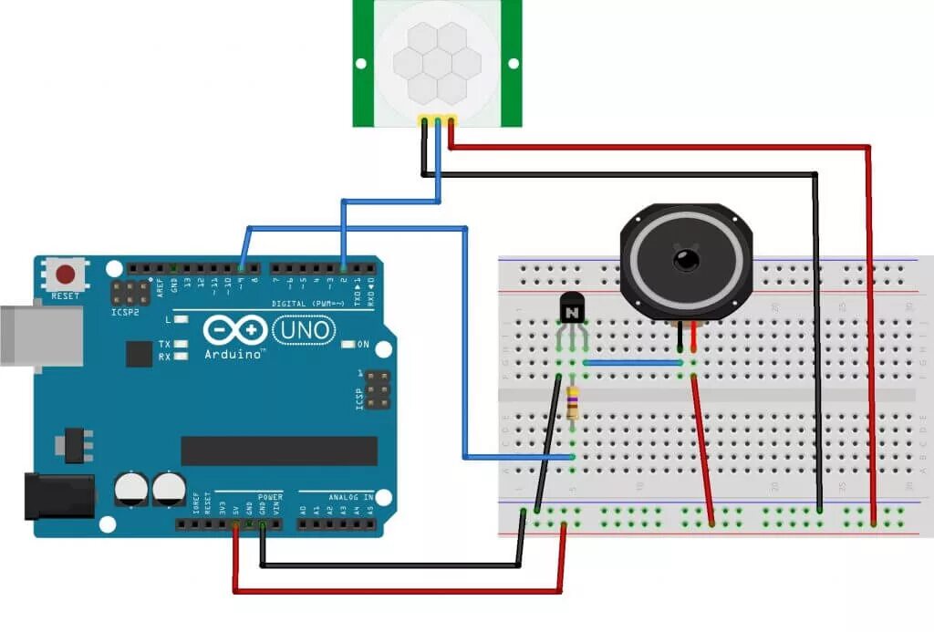 Подключение датчика движения ардуино схема Инфракрасный датчик движения HC-SR501: описание, подключение, схема, характерист