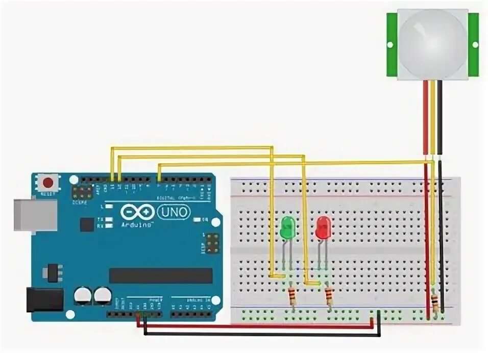 Подключение датчика движения ардуино схема Методы разработки потока программного обеспечения датчиков движения, работающих 