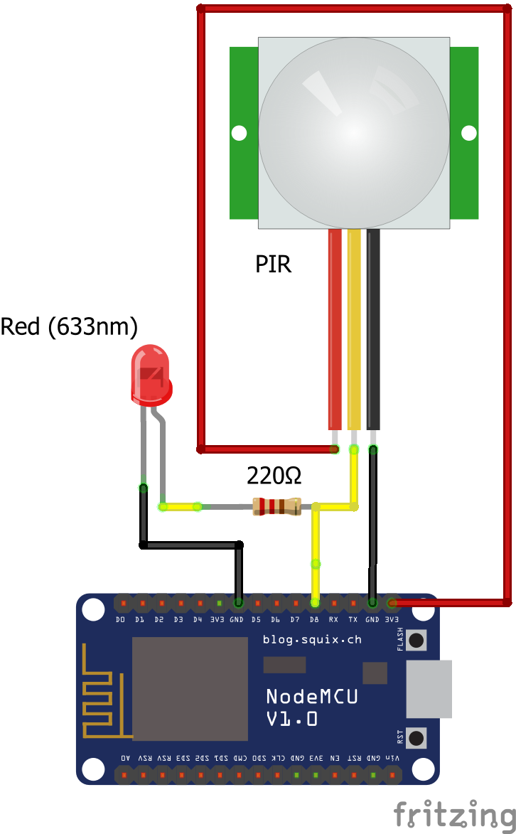 Подключение датчика движения ардуино схема Arduino и Telegram" - Урок 4: PIR датчик и время из интернета The Robot