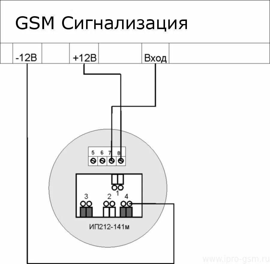 Подключение датчика дыма к сигнализации ИП 212-141 с УС-02 ,Извещатель пожарный дымовой