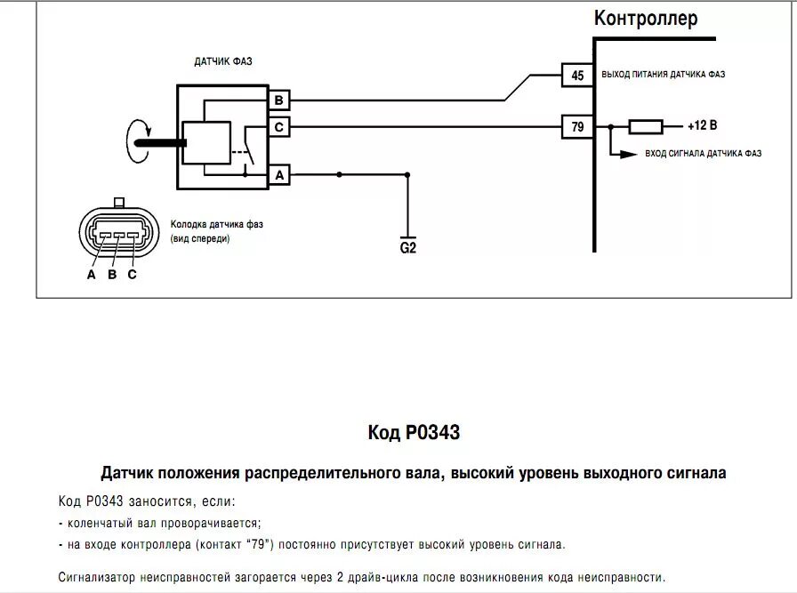 Подключение датчика фаз Датчик Фаз Калина - ВАЗ, ГАЗ, УАЗ, ЗАЗ, ИЖ - AUTO TECHNOLOGY