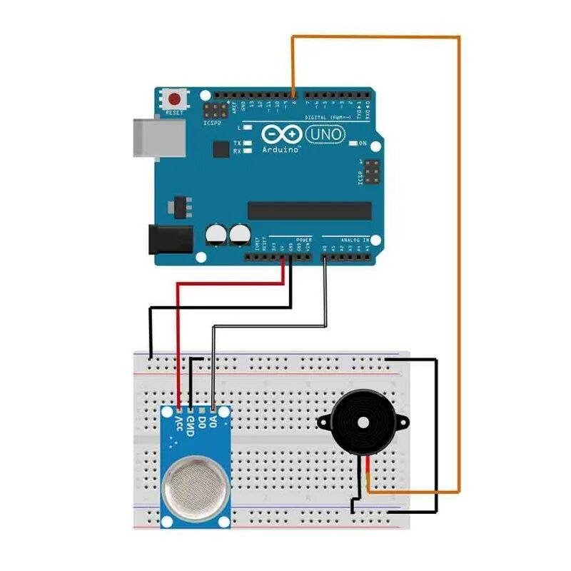 Подключение датчика газа к ардуино MQ-2 MQ2 Gas Sensor Module (Methane, Butane, LPG, Smoke) - ZENIX Store LLC