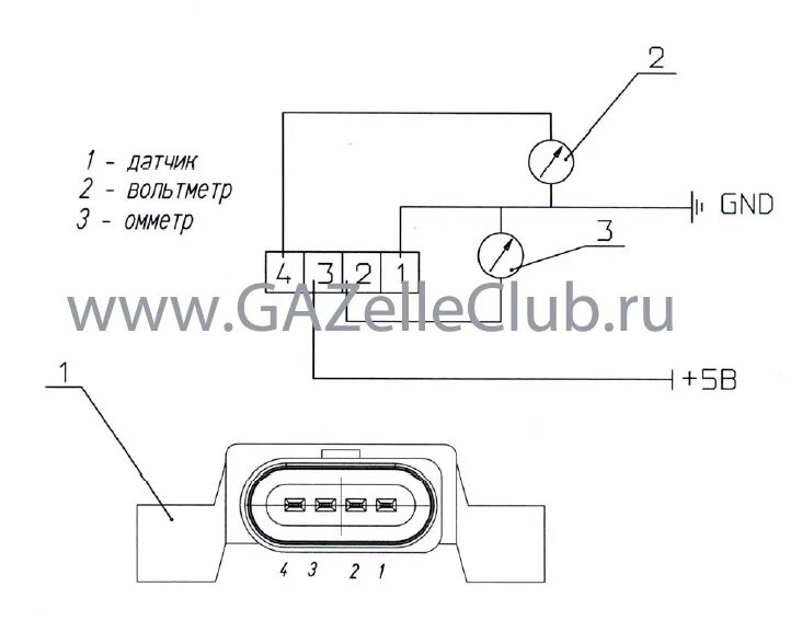 Подключение датчика газель 4216 Инструкция по проверке датчика абсолютного давления - Клуб Газелистов России