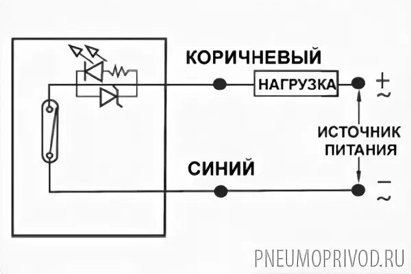 Подключение датчика геркон Купить герконовые датчики пневмоцилиндра