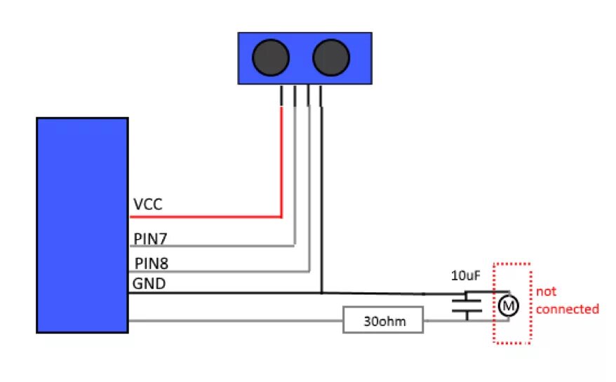 Подключение датчика hc sr04 Arduino HC-SR04 pwm interfere - Stack Overflow