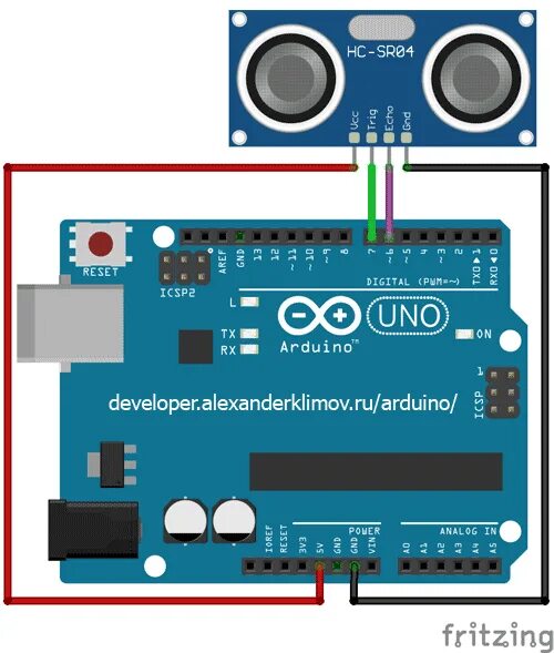 Подключение датчика hc sr04 Arduino: Датчик расстояния/Ультразвуковой дальномер