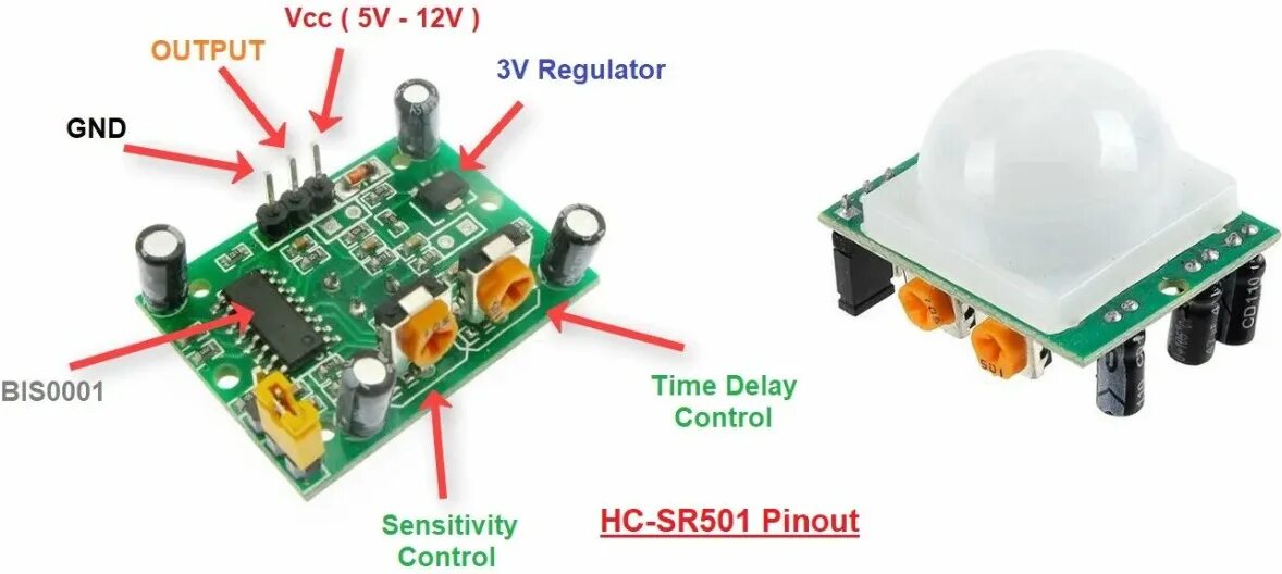 Подключение датчика hc sr501 Умный дом. GPIO - дисплей LCD1602 I2C в Home Assistant. - DRIVE2