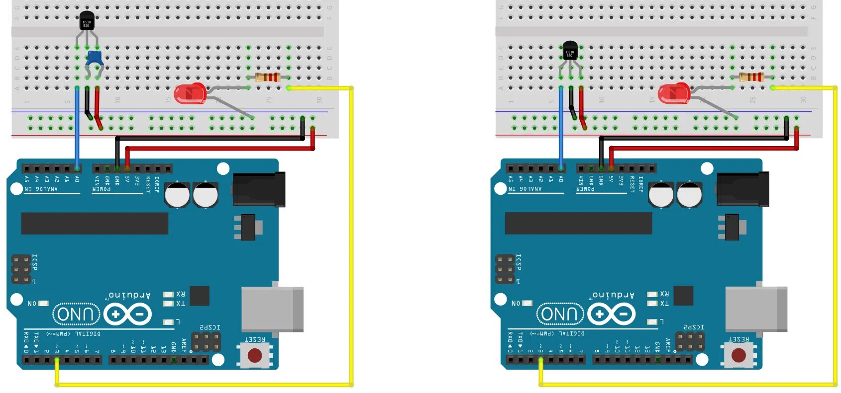 Подключение датчика холла к ардуино Arduino Choice of LED Ignition with 2 Buttons - Arduino Circuit, led arduino