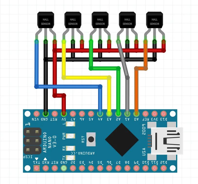 Подключение датчика холла к ардуино Multiple hall-sensors uneven analog readings - Sensors - Arduino Forum