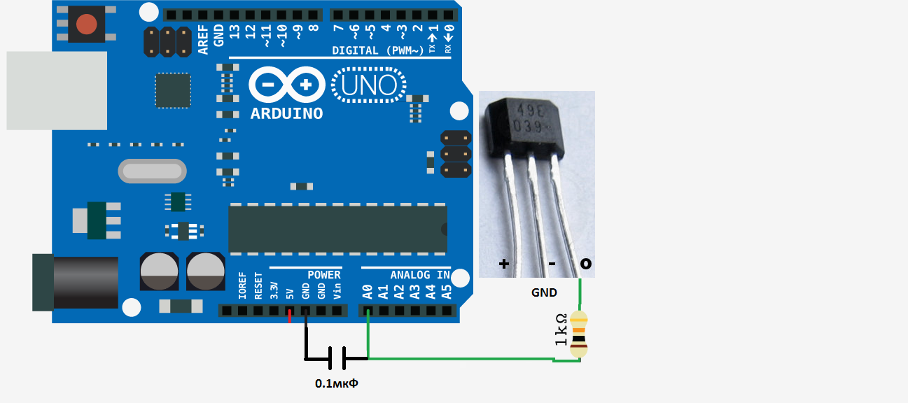 Подключение датчика холла ss49 к ардуино Стоп-сигнал на Ардуино для байка. Нужна помощь в реализации! - Электроника - Die