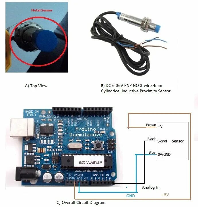 Подключение датчика индуктивности Stage 4: Complete Beginner's Guide For Arduino Hardware Platform For DIY Arduino