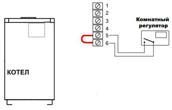 Подключение датчика к газовому котлу Подключение терморегулятора к котлу фото - DelaDom.ru