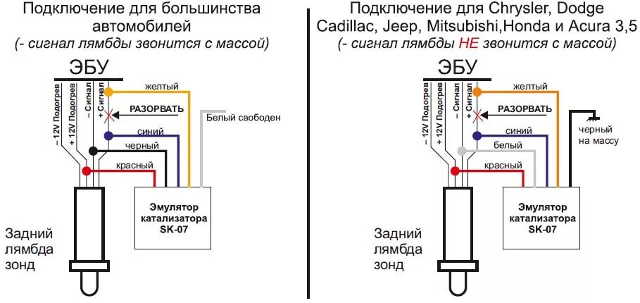 Подключение датчика кислорода Обманки второго лямбда зонда. P0137. Теория и практика. Часть 2 ЭЛЕКТРОННАЯ - Do