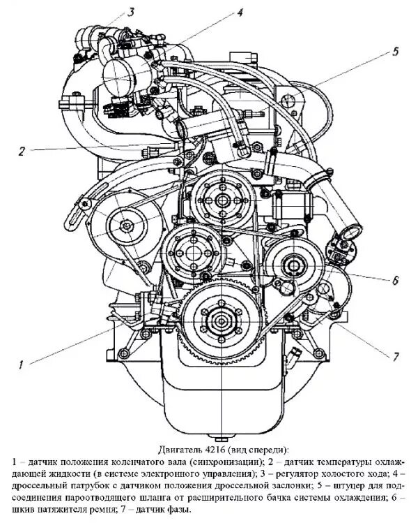 Подключение датчика коленвала двигатель 4216 схема ГАЗ 330232 (Фермер) - технические характеристики, расход топлива