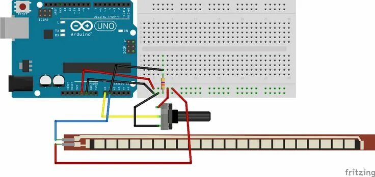 Подключение датчика линии к ардуино Arduino based Angry Bird Game Controller using Flex Sensor and Potentiometer Ard