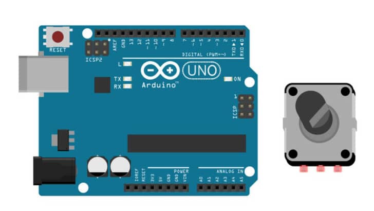 Подключение датчика линии к ардуино How To Interface A Quadrature Rotary Encoder With Arduino