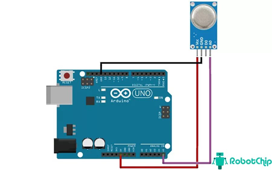 Подключение датчика линии к ардуино Обзор датчика MQ7 (MQ-7) - RobotChip