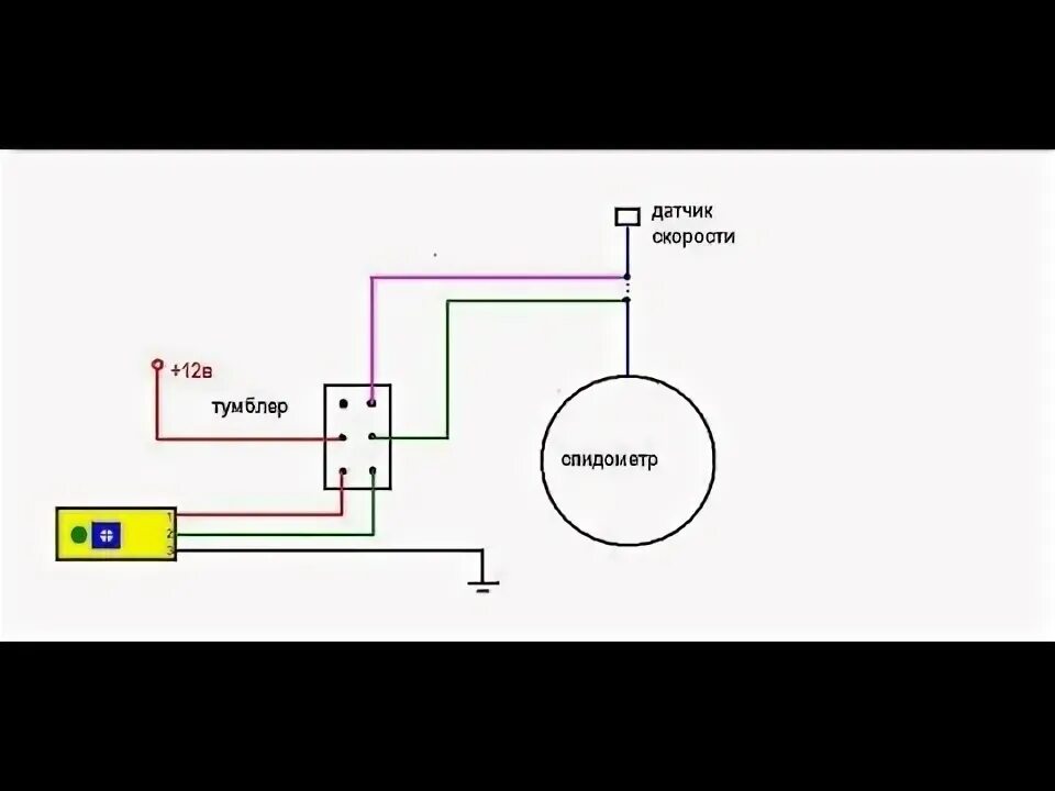 Подключение датчика моточасов как подмотать спидометр - YouTube