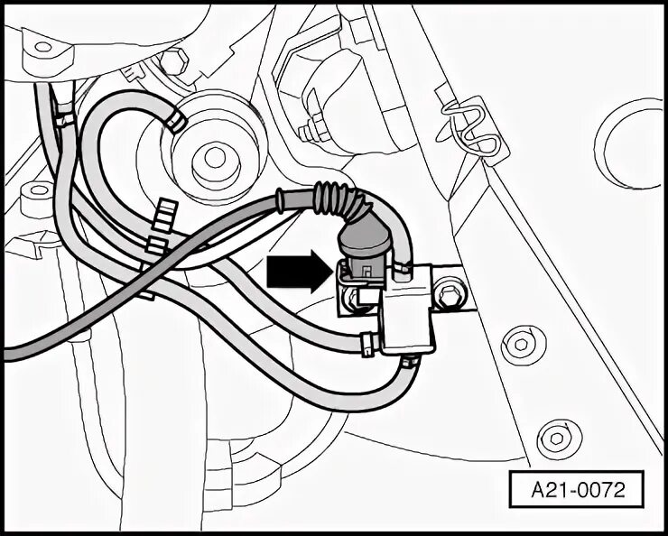 Подключение датчика n75 Elsa online. ElsaWin. ElsaWeb. AudiGroupe motopropulseur4 cyl. diesel a injectio