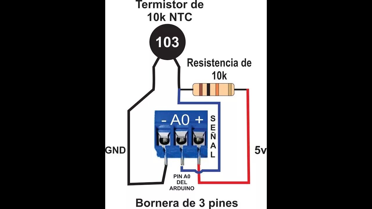 Подключение датчика ntc Proyecto Incubadora con arduino y Materiales Reciclados - Sensor de Temperatura 