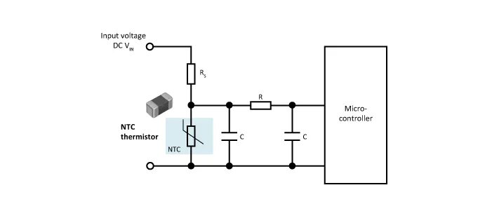 Подключение датчика ntc How to Use Temperature Protection Devices : Chip NTC Thermistors Application Not