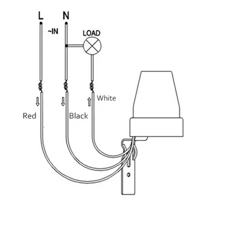 Подключение датчика освещения день ночь Switch Module Led Outdoor Wall Lights With Pir Sensor Light Photocell For Sale -