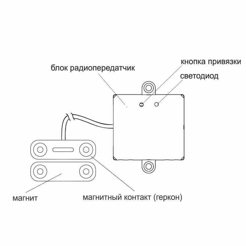 Подключение датчика открытия двери Извещатель охранный магнитоконтактный DS-1 112202 - купить по выгодной цене в Са