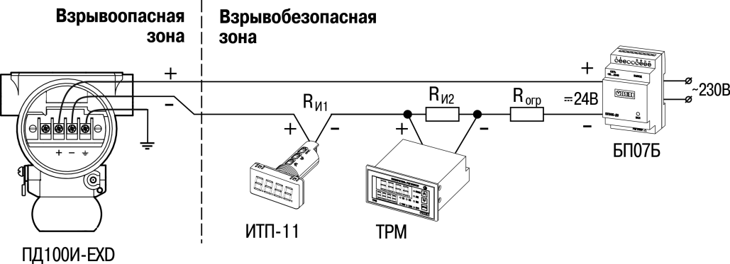 Подключение датчика пд100 Руководство по эксплуатации ПД100И