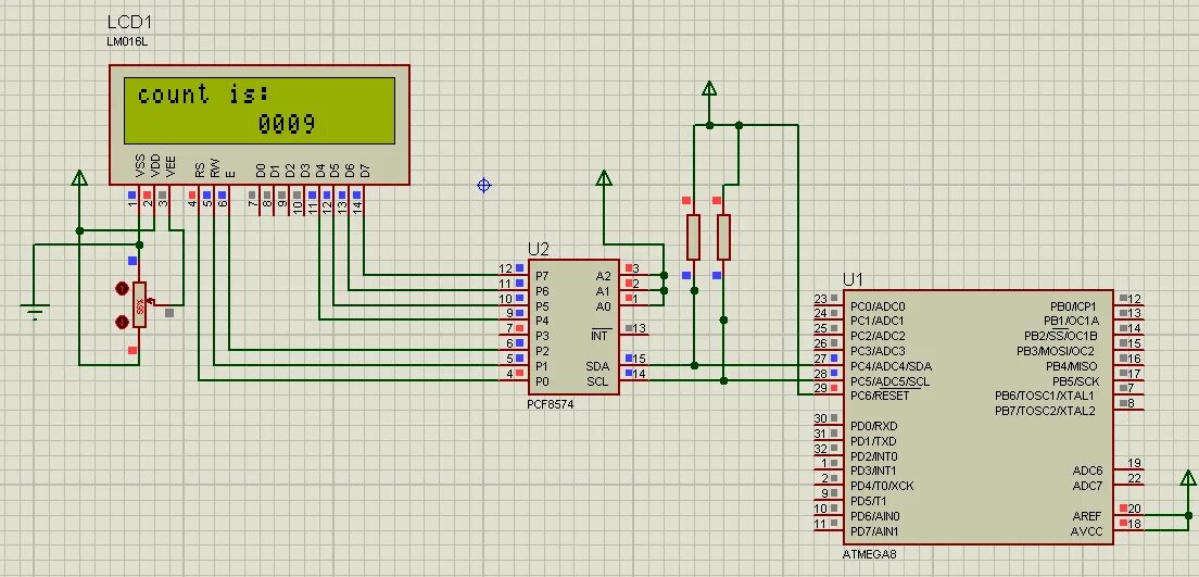 Подключение датчика по i2c atmega ассемблер ATmega8 + PCF8574: 8-битный расширитель портов на I2C интерфейсе