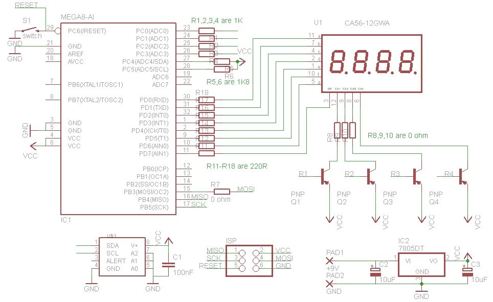 Подключение датчика по i2c atmega ассемблер Термометр на основе цифрового датчика TMP275