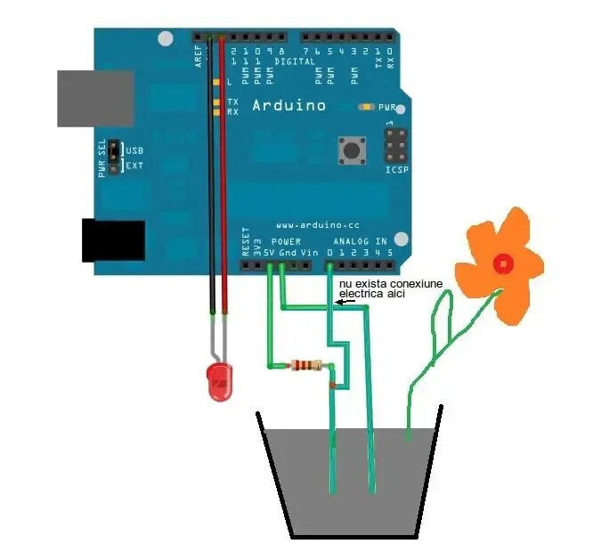 Подключение датчика почвы к ардуино Arduino Soil Moisture Sensor and Code