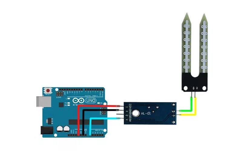 Подключение датчика почвы к ардуино Автоматический полив на Arduino: создайте умную систему полива для вашего сада -