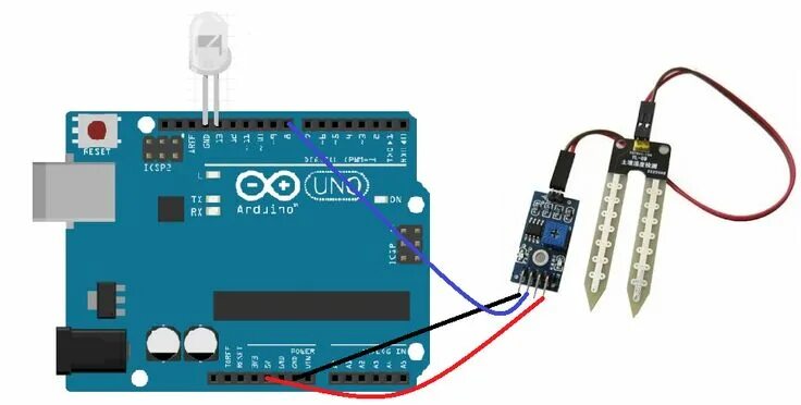 Подключение датчика почвы к ардуино In this article, we are going to interface a Soil moisture sensor FC-28 with Ard