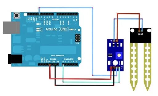 Подключение датчика почвы к ардуино Interfacing Soil Sensor With The Arduino - Robu.in Indian Online Store RC Hobby 