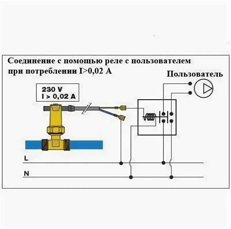 Подключение датчика потока Датчик потока схема подключения